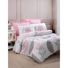 Cotton Box Human&Women Pretty Pembe Çift Kişilik Nevresim Takımı