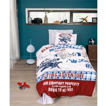 Cotton Box Junior Tek Kişilik Flying Gri 160x220 cm Nevresim Takımı