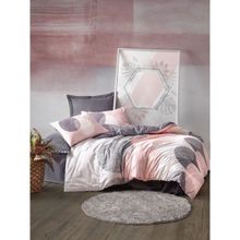 Cotton Box Leron Gri Çift Kişilik 240x260 cm Nevresim Takımı