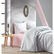 Cotton Box Linda Gri Çift Kişilik Nevresim Takımı