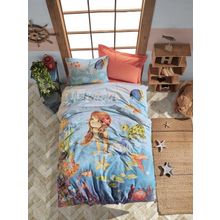 Cotton Box Mermaid Mercan Tek Kişilik Nevresim Takımı