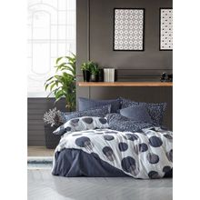 Cotton Box Modern Tek Kişilik Orva Indigo Nevresim Takımı