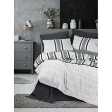 Cotton Box Nobil Ranforce Tek Kişilik Nobby Antrasit 160x220 cm Nevresim Takımı