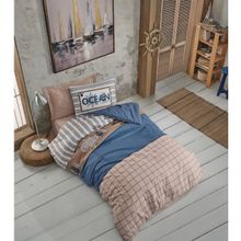 Cotton Box Ocean Çarşaflı Lacivert Tek Kişilik Nevresim Takımı