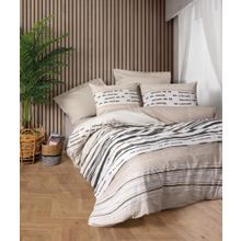 Cotton Box Perry Bej Line Ranforce Tek Kişilik 160x220 cm Nevresim Takımı