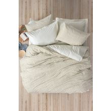 Cotton Box Petite Jot Ranforce Bej Tek Kişilik Nevresim Takımı