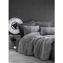 Cotton Box Plain Sooty Gri Çift Kişilik Nevresim Takımı