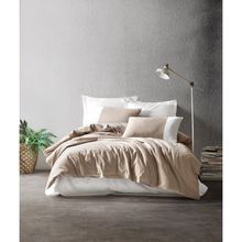 Cotton Box Plain Vizon Krem 200x220 cm Çift Kişilik Nevresim Takımı