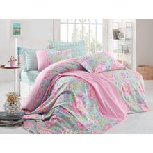 Cotton Life Belissimo Pembe Çift Kişilik Nevresim Takımı