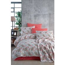 Cotton Life Bella Coral Tek Kişilik 160x220 cm Nevresim Takımı