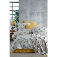 Cotton Life Bella Sarı Tek Kişilik 160x220 cm Nevresim Takımı