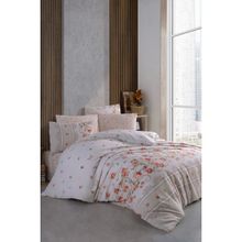 Cotton Life Çift Kişilik Rose Kahve 200x220 cm Nevresim Takımı