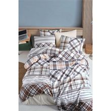 Cotton Life Nero Kahve Tek Kişilik Nevresim Takımı