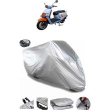 Coverplus Apachi Beauty 125 Gri Arka Çanta Uyumlu Su Geçirmez Motosiklet Brandası