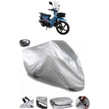 Coverplus Apachi Myra Gri Arka Çanta Uyumlu Su Geçirmez Motosiklet Brandası