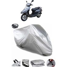 Coverplus Apachi Nova 125 Gri Arka Çanta Uyumlu Su Geçirmez Motosiklet Brandası