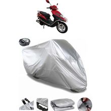 Coverplus Apachi Pusat Gri Arka Çanta Uyumlu Su Geçirmez Motosiklet Brandası