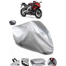 Coverplus Aprilia RS4 125 4T Gri Arka Çanta Uyumlu Su Geçirmez Motosiklet Brandası