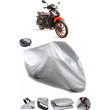 Coverplus Arora Smart 50 Gri Arka Çanta Uyumlu Su Geçirmez Motosiklet Brandası