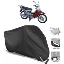 Coverplus Asya AS 100-8 Siyah Motosiklet Branda