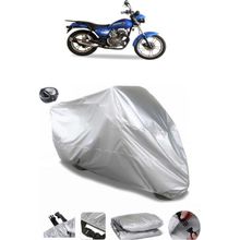 Coverplus Asya Elegant 150 Gri Arka Çanta Uyumlu Su Geçirmez Motosiklet Brandası