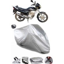 Coverplus Asya Hero 125 Gri Arka Çanta Uyumlu Su Geçirmez Motosiklet Brandası