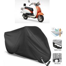 Coverplus Asya Nostalji 125 Siyah Motosiklet Branda