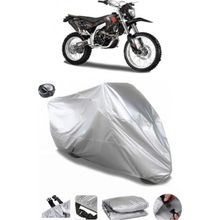 Coverplus Asya RX 250 Cross Gri Arka Çanta Uyumlu Su Geçirmez Motosiklet Brandası