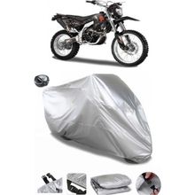 Coverplus Asya RX 250 Supermoto Gri Arka Çanta Uyumlu Su Geçirmez Motosiklet Brandası