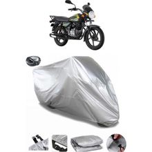 Coverplus Bajaj Boxer Gri Arka Çanta Uyumlu Su Geçirmez Motosiklet Brandası