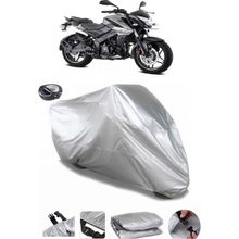 Coverplus Bajaj Pulsar AS 200 Gri Arka Çanta Uyumlu Su Geçirmez Motosiklet Brandası