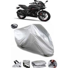 Coverplus Bajaj Pulsar F 250 Gri Arka Çanta Uyumlu Su Geçirmez Motosiklet Brandası