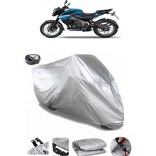 Coverplus Bajaj Pulsar NS 125 Gri Arka Çanta Uyumlu Su Geçirmez Motosiklet Brandası