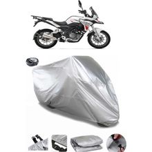 Coverplus Benelli TRK 251 Gri Arka Çanta Uyumlu Su Geçirmez Motosiklet Brandası