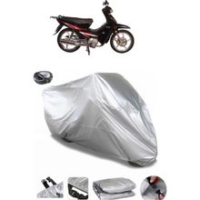 Coverplus Bisan Lifan TAY Gri Arka Çanta Uyumlu Su Geçirmez Motosiklet Brandası