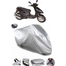 Coverplus Bisan Troy 100 Gri Arka Çanta Uyumlu Su Geçirmez Motosiklet Brandası