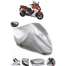 Coverplus Bmw C 650 Sport Gri Arka Çanta Uyumlu Su Geçirmez Motosiklet Brandası