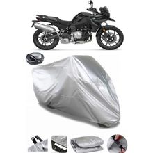 Coverplus Bmw F 750 GS Gri Arka Çanta Uyumlu Su Geçirmez Motosiklet Brandası