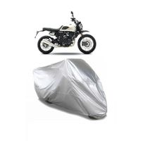 Coverplus Brixton Crossfire 500 XC Gri Arka Çanta Uyumlu Motosiklet Brandası