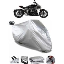 Coverplus Ducati Diavel V4 Gri Arka Çanta Uyumlu Su Geçirmez Motosiklet Brandası