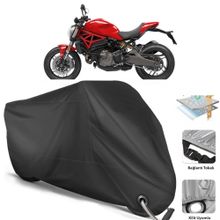 Coverplus Ducati Monster 821 Siyah Motosiklet Branda