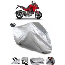 Coverplus Ducati Multistrada 1200 Gri Arka Çanta Uyumlu Motosiklet Brandası