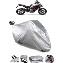 Coverplus Ducati Multistrada 950 Gri Arka Çanta Uyumlu Su Geçirmez Motosiklet Brandası