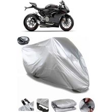 Coverplus Ducati Panigale V2 Gri Arka Çanta Uyumlu Su Geçirmez Motosiklet Brandası