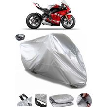 Coverplus Ducati Panigale V4 S Gri Arka Çanta Uyumlu Su Geçirmez Motosiklet Brandası