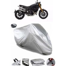 Coverplus Ducati Scrambler 1100 Special Gri Arka Çanta Uyumlu Su Geçirmez Motosiklet Brandası
