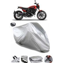 Coverplus Ducati Scrambler Full Throttle Gri Arka Çanta Uyumlu Su Geçirmez Motosiklet Brandası