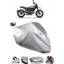 Coverplus Ducati Scrambler Urban Enduro Gri Arka Çanta Uyumlu Su Geçirmez Motosiklet Brandası