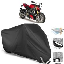 Coverplus Ducati Streetfighter 848 Siyah Motosiklet Branda