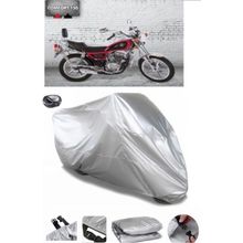 Coverplus Falcon Comfort 150 Gri Arka Çanta Uyumlu Su Geçirmez Motosiklet Brandası